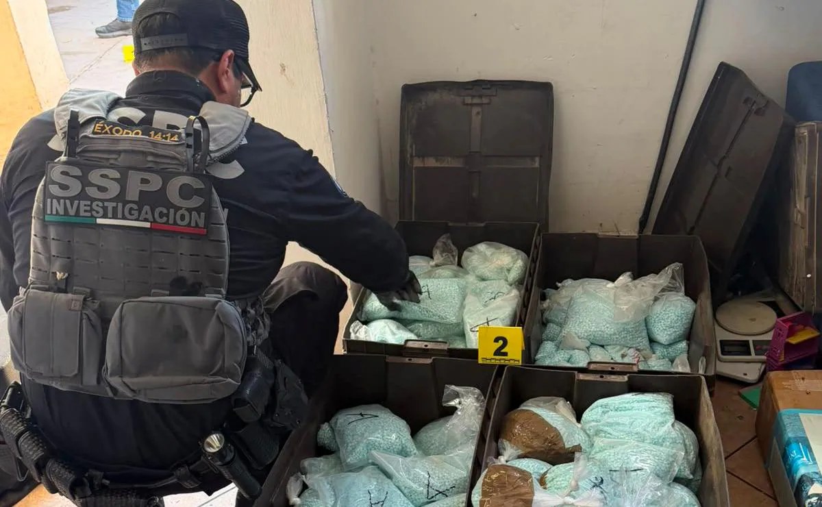 Aseguran más de 4 millones de dosis de fentanilo en Baja California