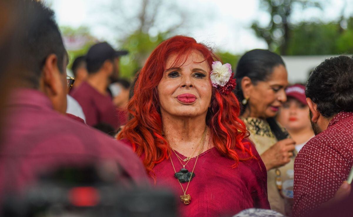 Layda Sansores dedica corrido a Alito Moreno