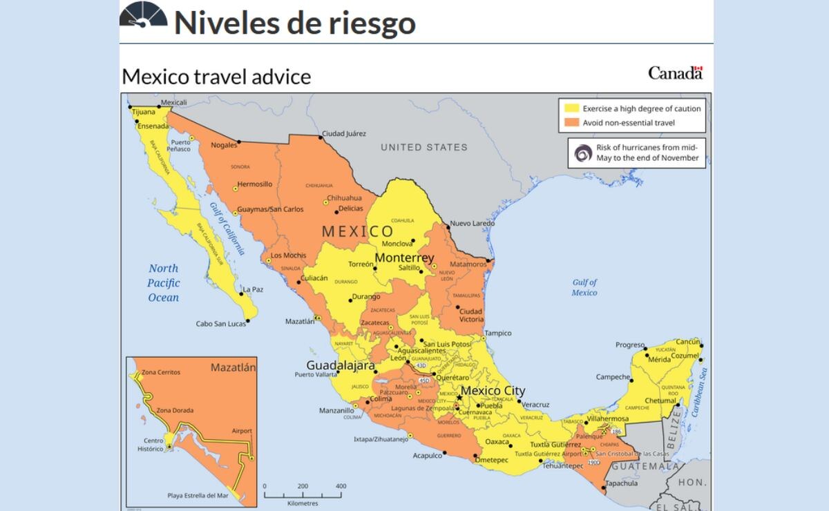 Canadá retoma alerta de seguridad en Mexicali por EU