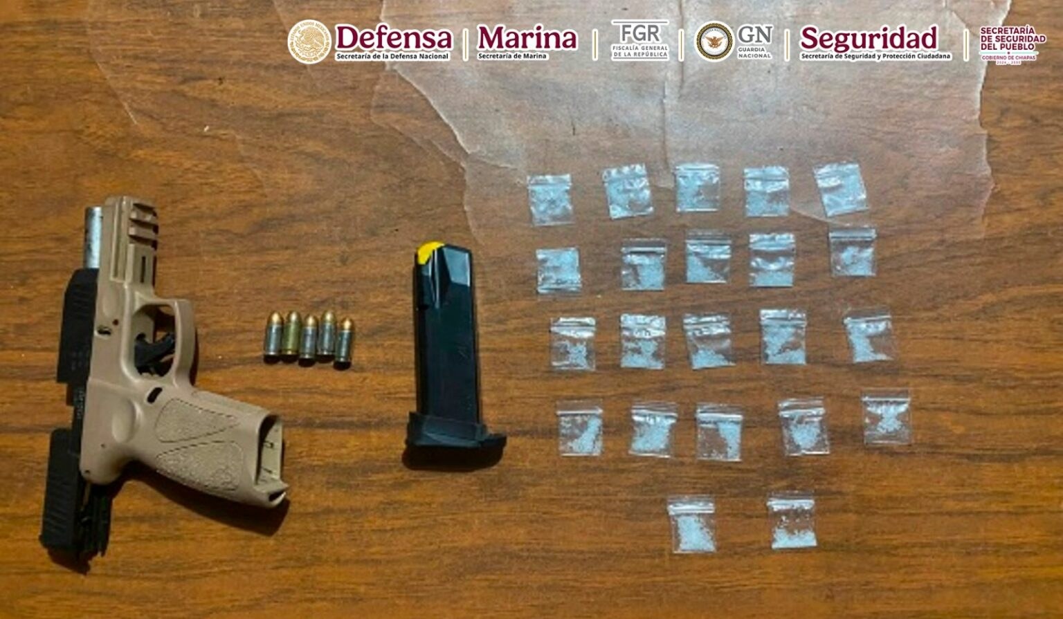 Detienen en Chiapas a integrantes de grupos criminales