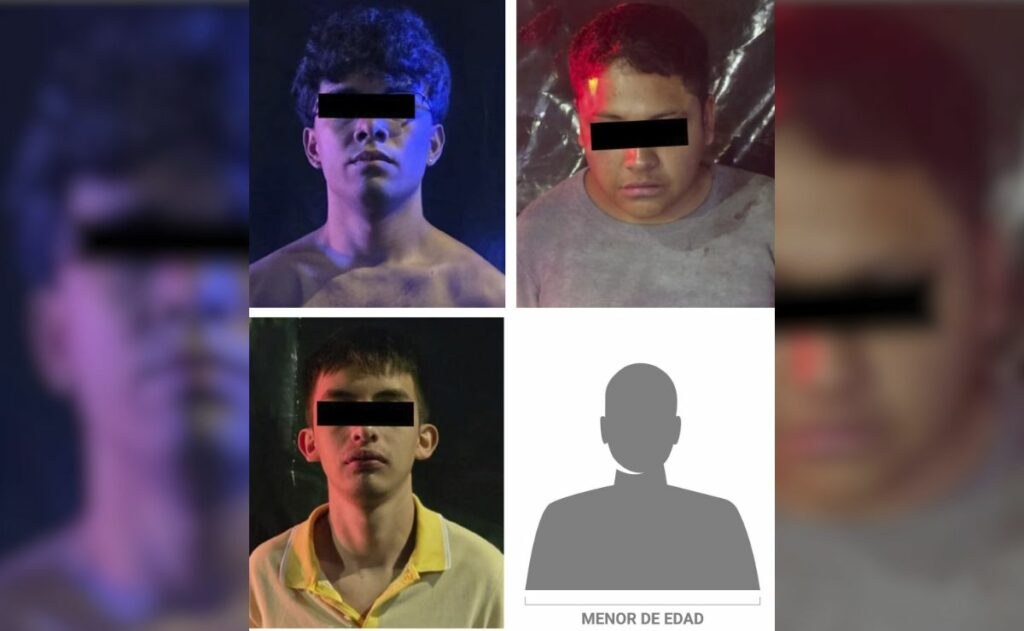 Detienen a cuatro jóvenes por extorsión en Venustiano Carranza