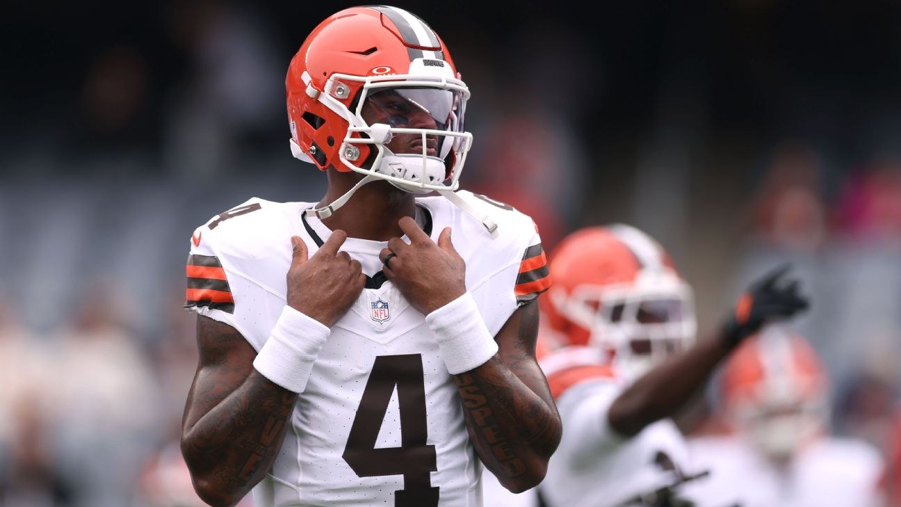 Deshaun Watson destaca en pretemporada con Cleveland Browns