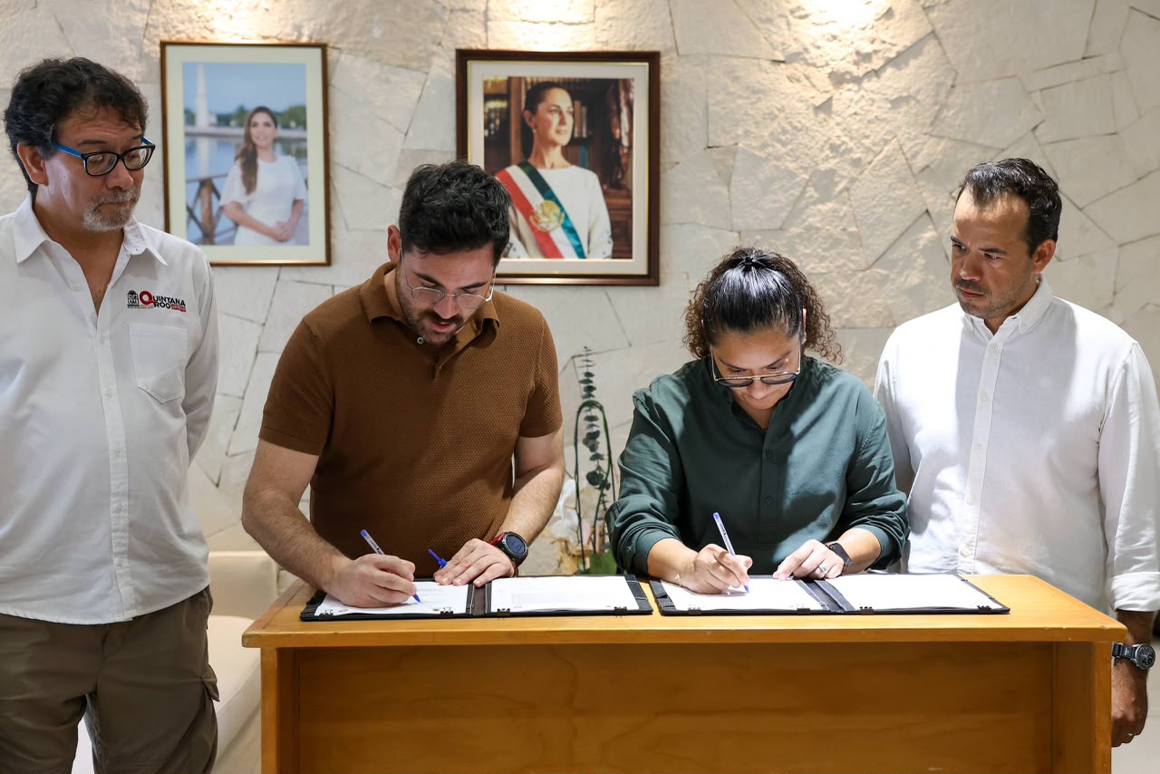 Benito Juárez firma convenio para preservar Parque Kabah