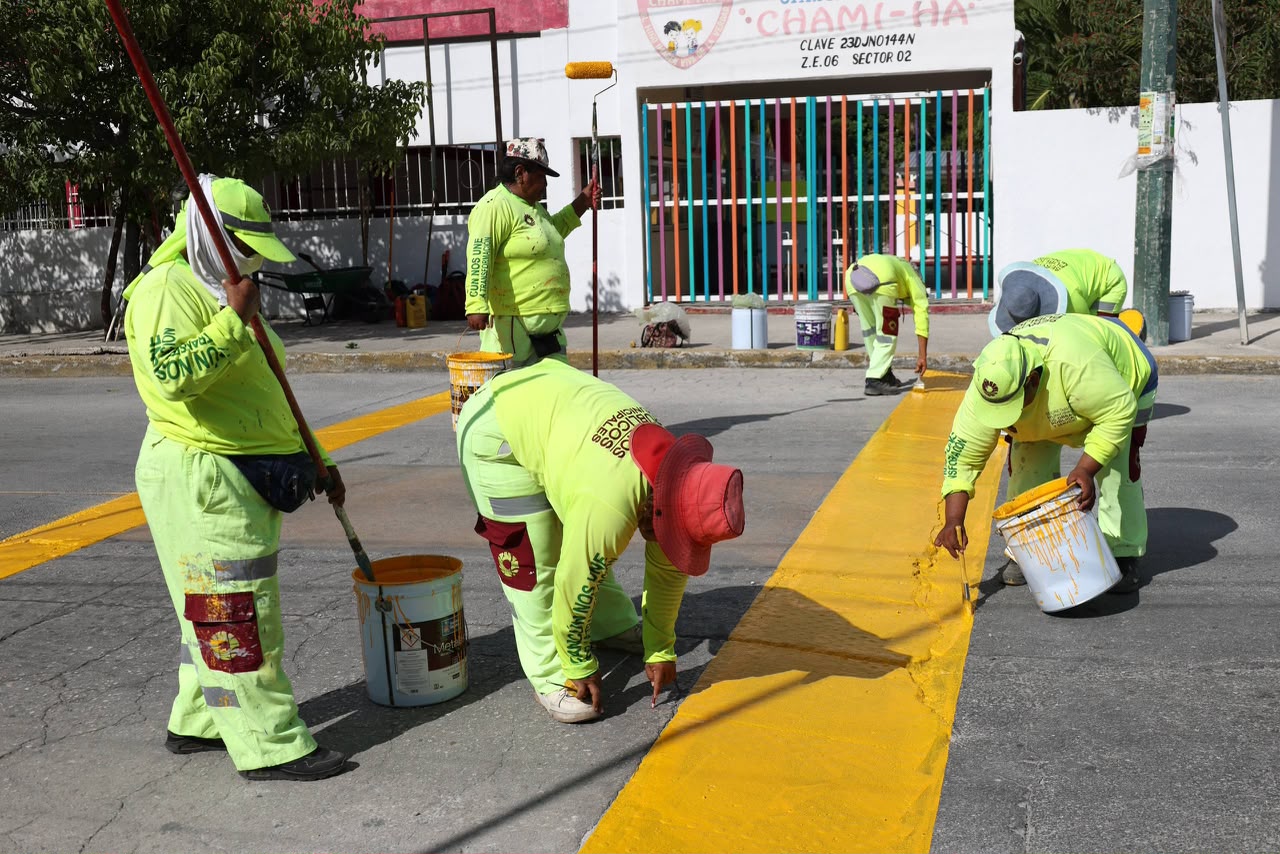 Benito Juárez mejora seguridad peatonal en SM 92