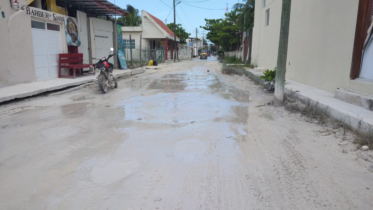 Brigadas intensifican saneamiento vial en Holbox