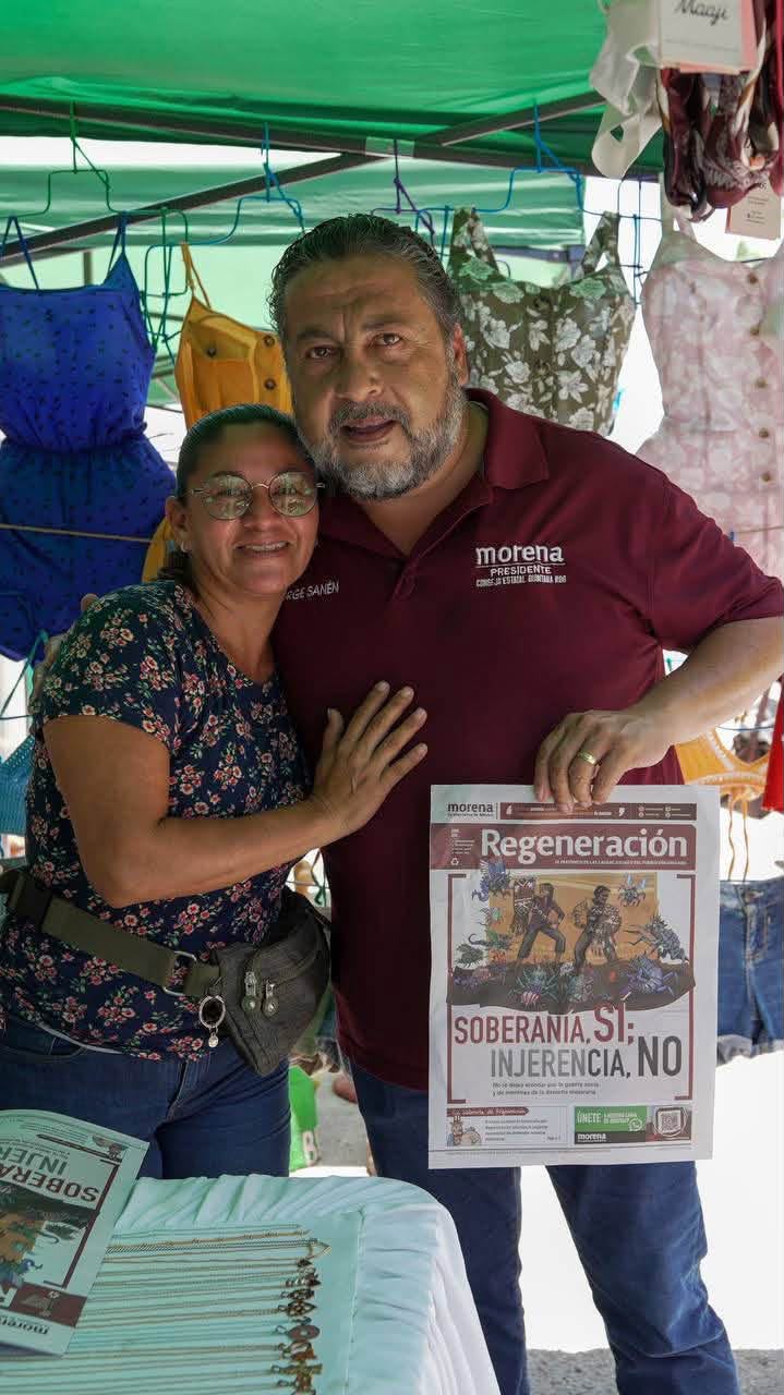 Jorge Sanén fortalece trabajo territorial en Cancún