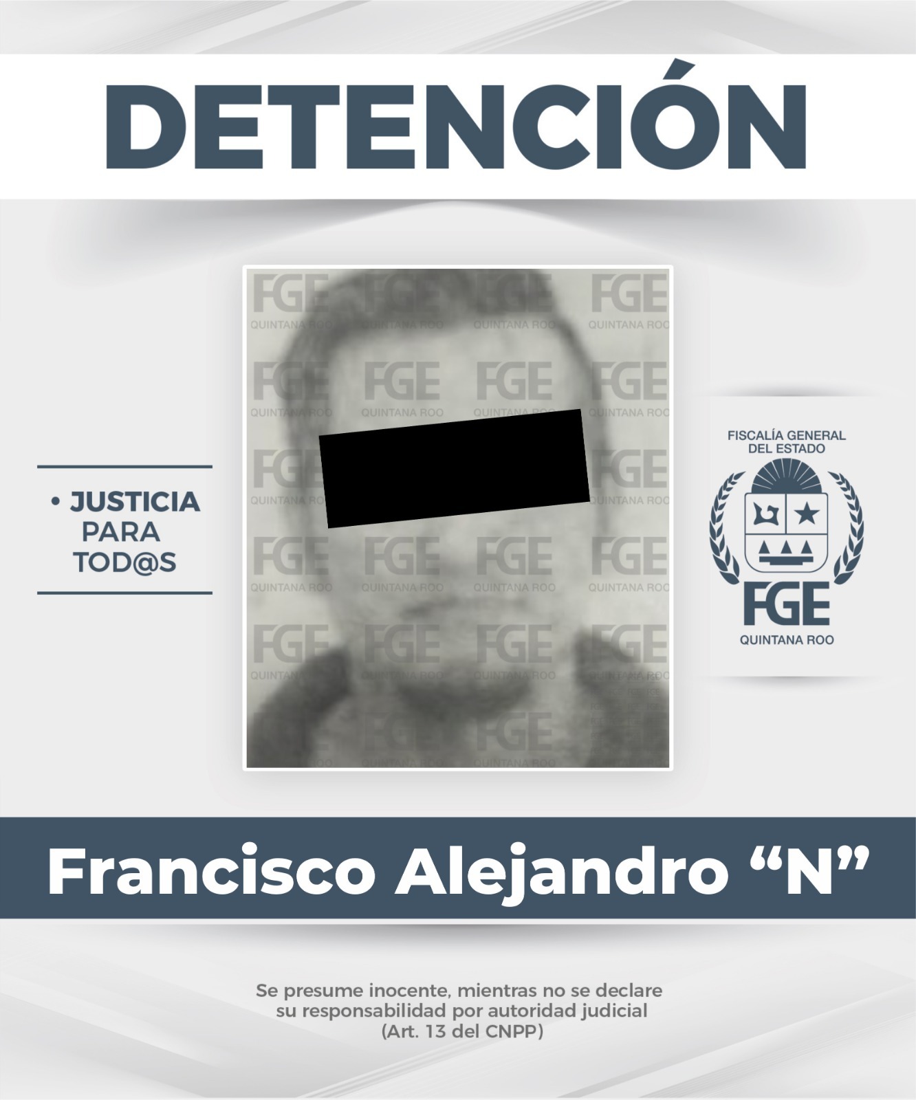 FGE Quintana Roo vincula a proceso a cinco por violencia familiar