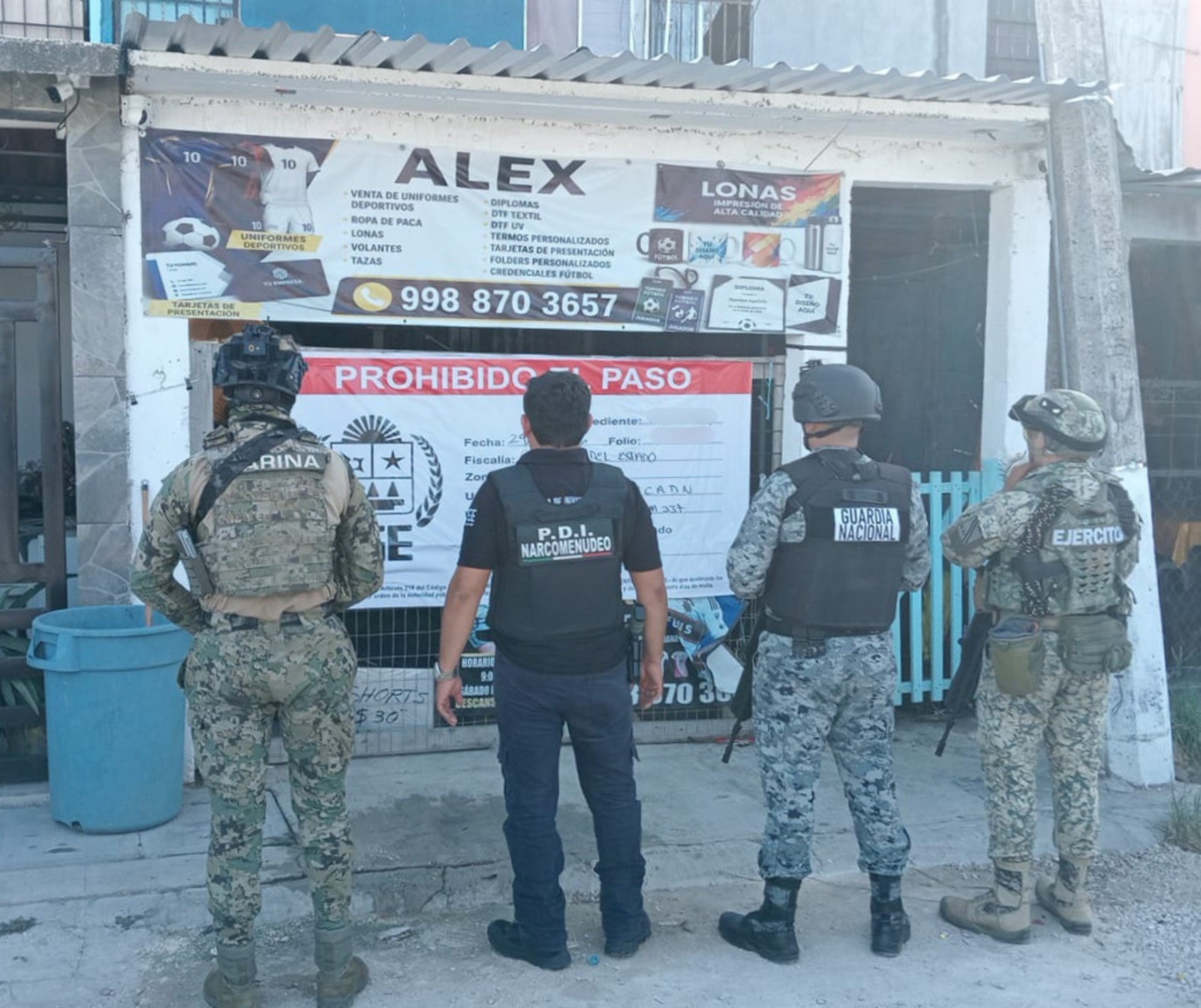 Cateos en Quintana Roo aseguran drogas y armas