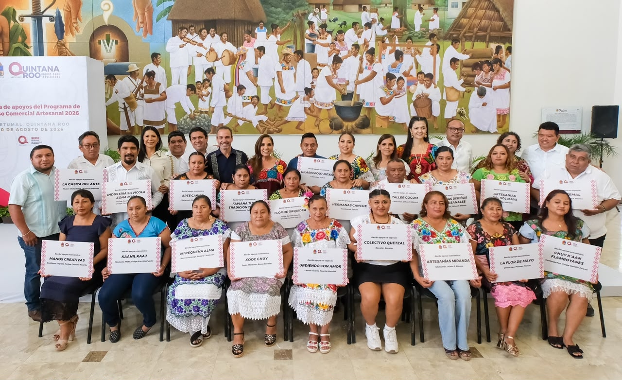 Mara Lezama impulsa a artesanos de Quintana Roo