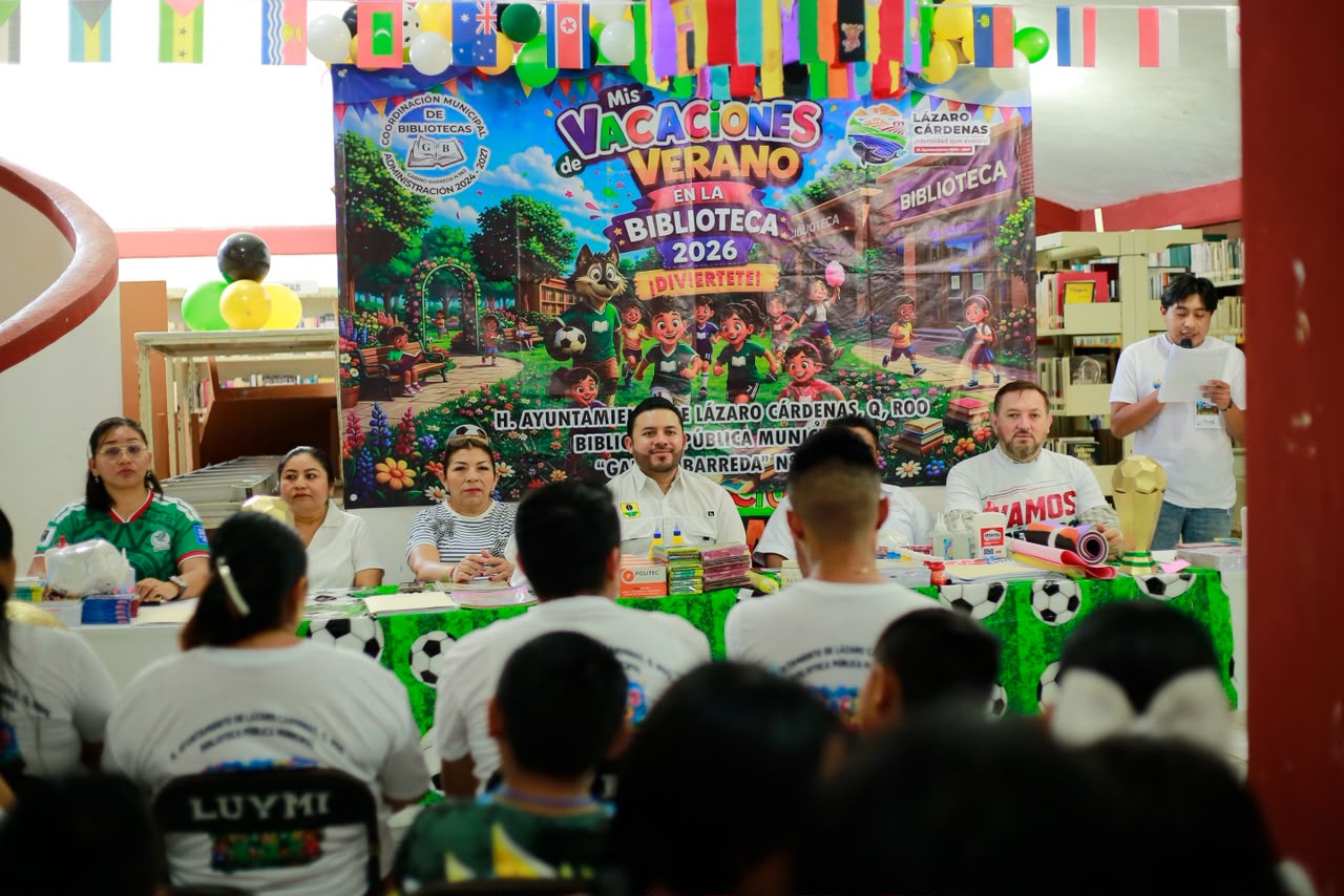 Lázaro Cárdenas inicia programa Mis Vacaciones en la Biblioteca
