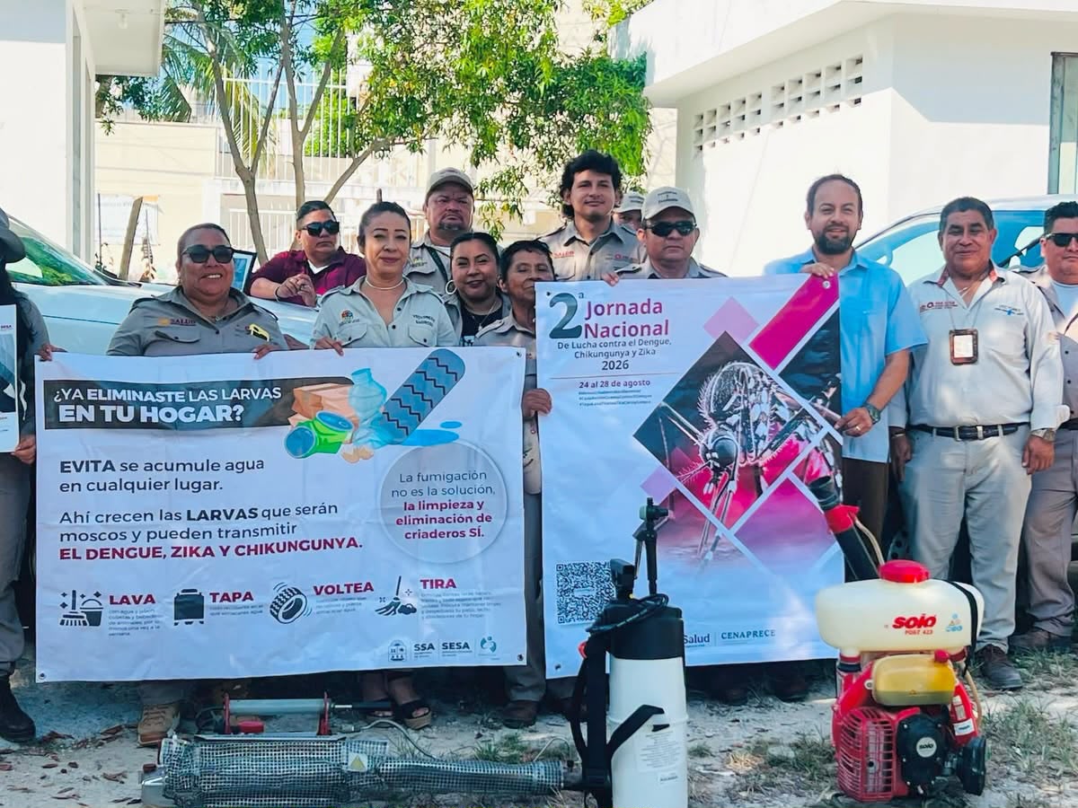 Playa del Carmen refuerza prevención contra dengue y zika