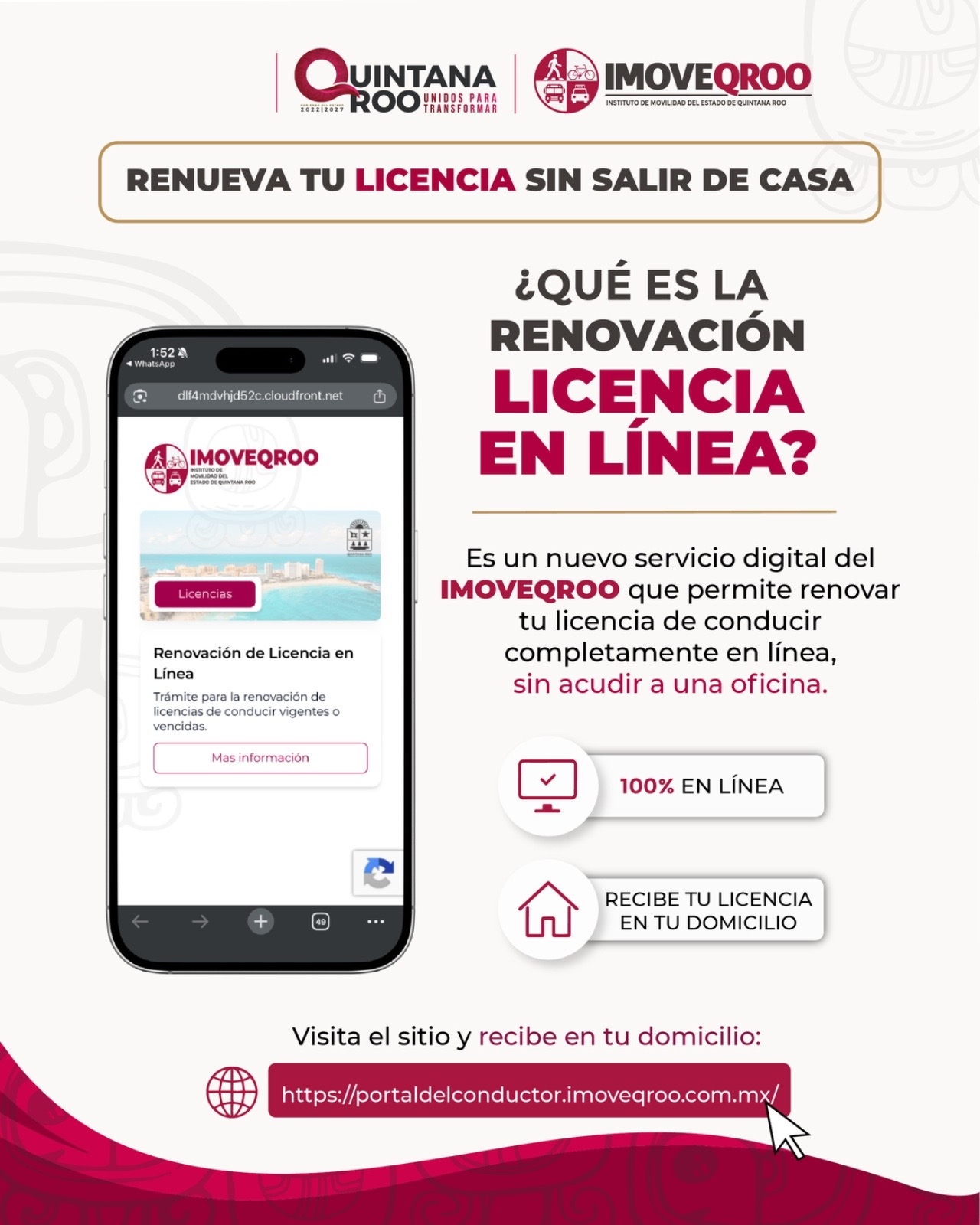 IMOVEQROO lanza renovación de licencias en línea