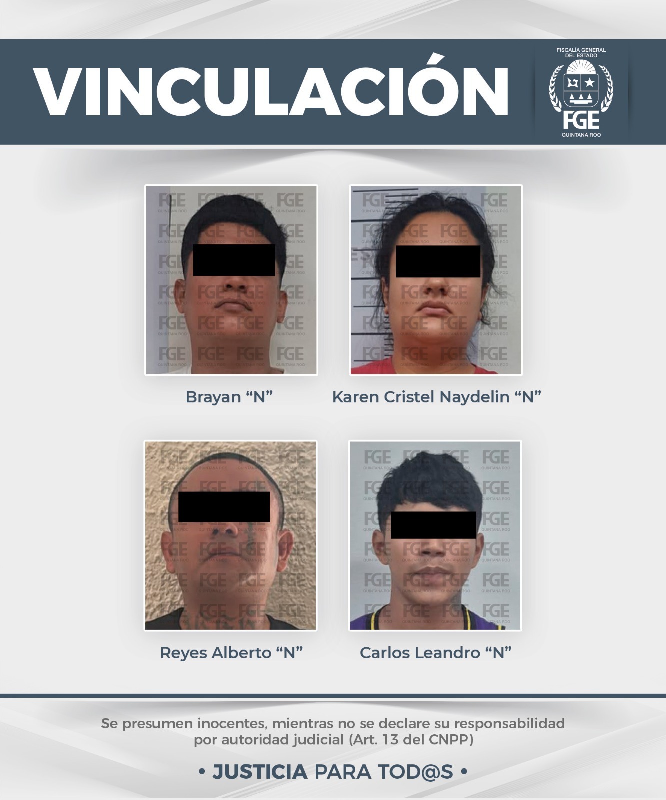 Fiscalía vincula a proceso a nueve por narcomenudeo en Quintana Roo