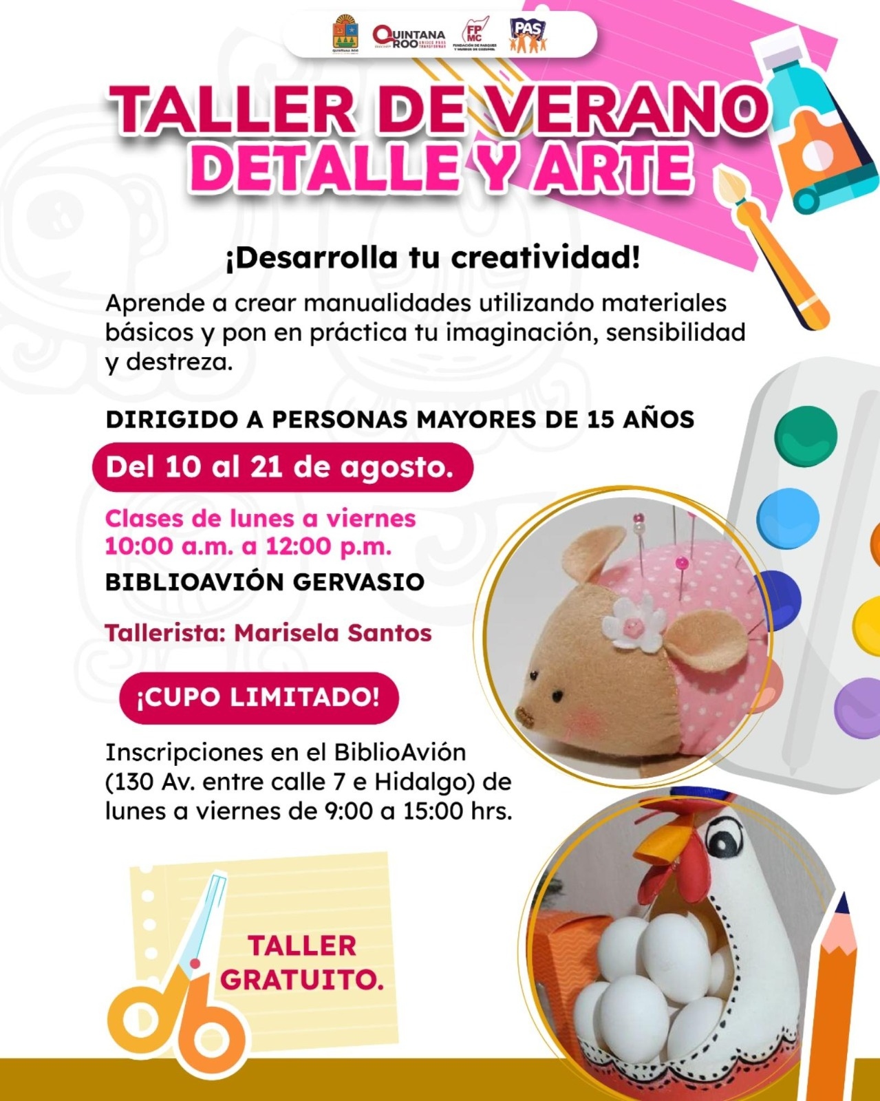 FPMC abre inscripciones para taller gratuito en Cozumel