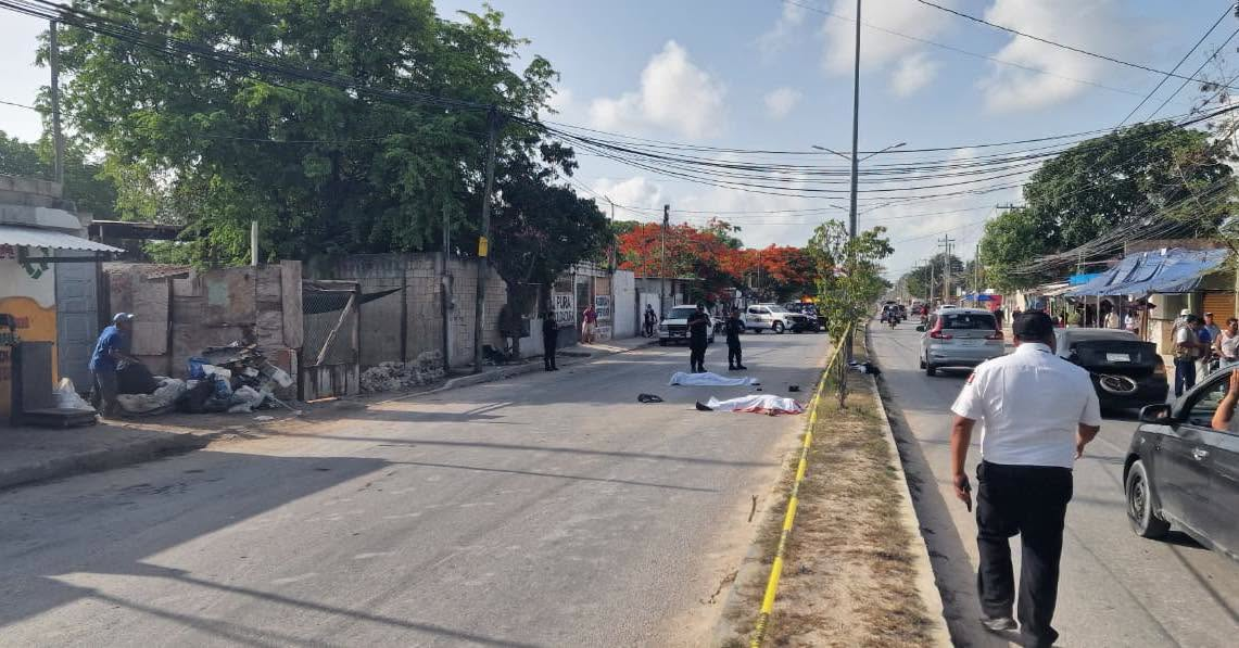 Accidente en Rancho Viejo deja dos muertos en motocicleta