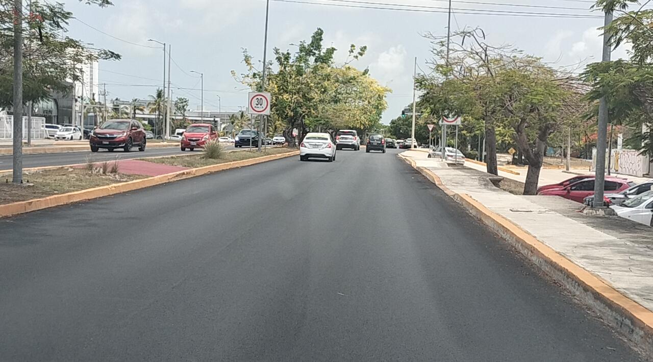 Disminuyen choques en bulevar Colosio tras nuevo asfalto