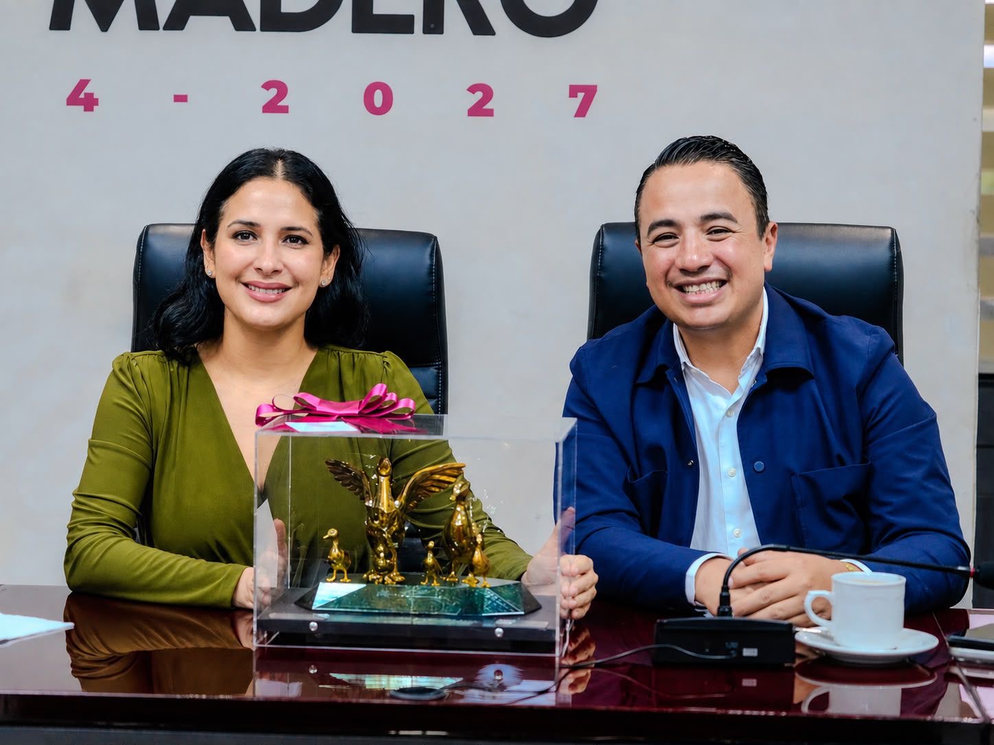 Estefanía Mercado y Janecarlo Lozano fortalecen agenda municipalista
