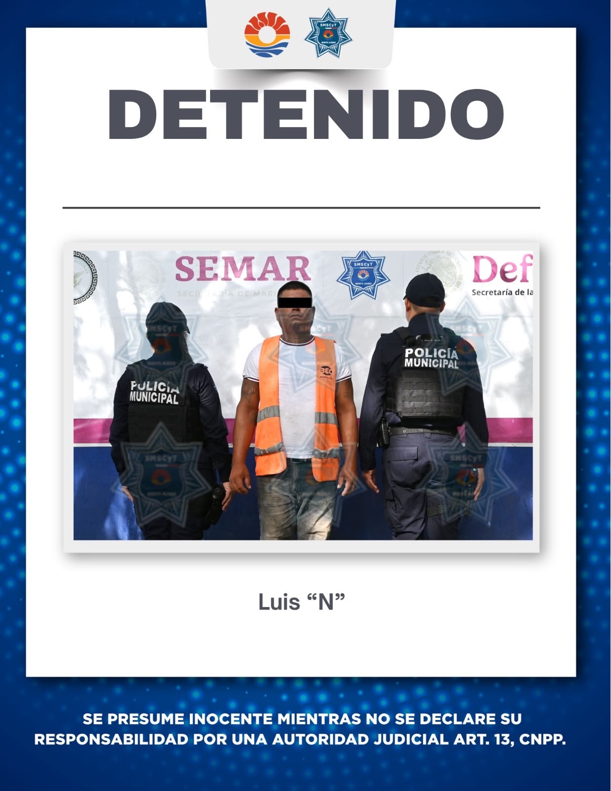 Policía Cancún recupera motocicleta robada y detiene a sospechoso