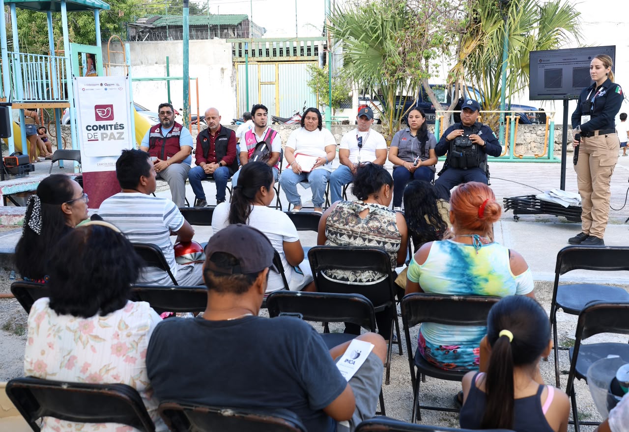 Benito Juárez crea 346 Comités de Paz en Cancún