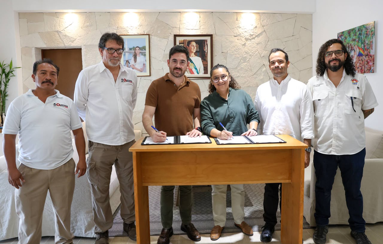 Benito Juárez firma convenio para preservar Parque Kabah