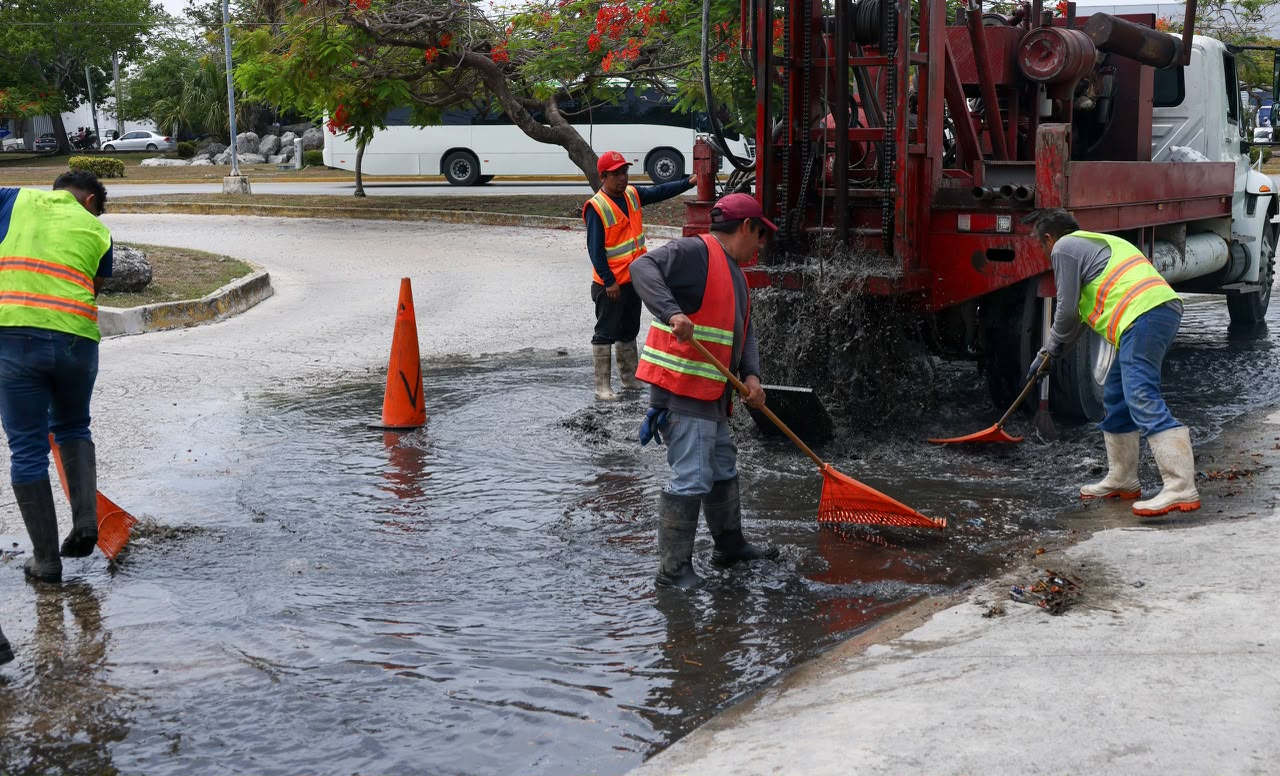 Benito Juárez refuerza mantenimiento pluvial en temporada de lluvias