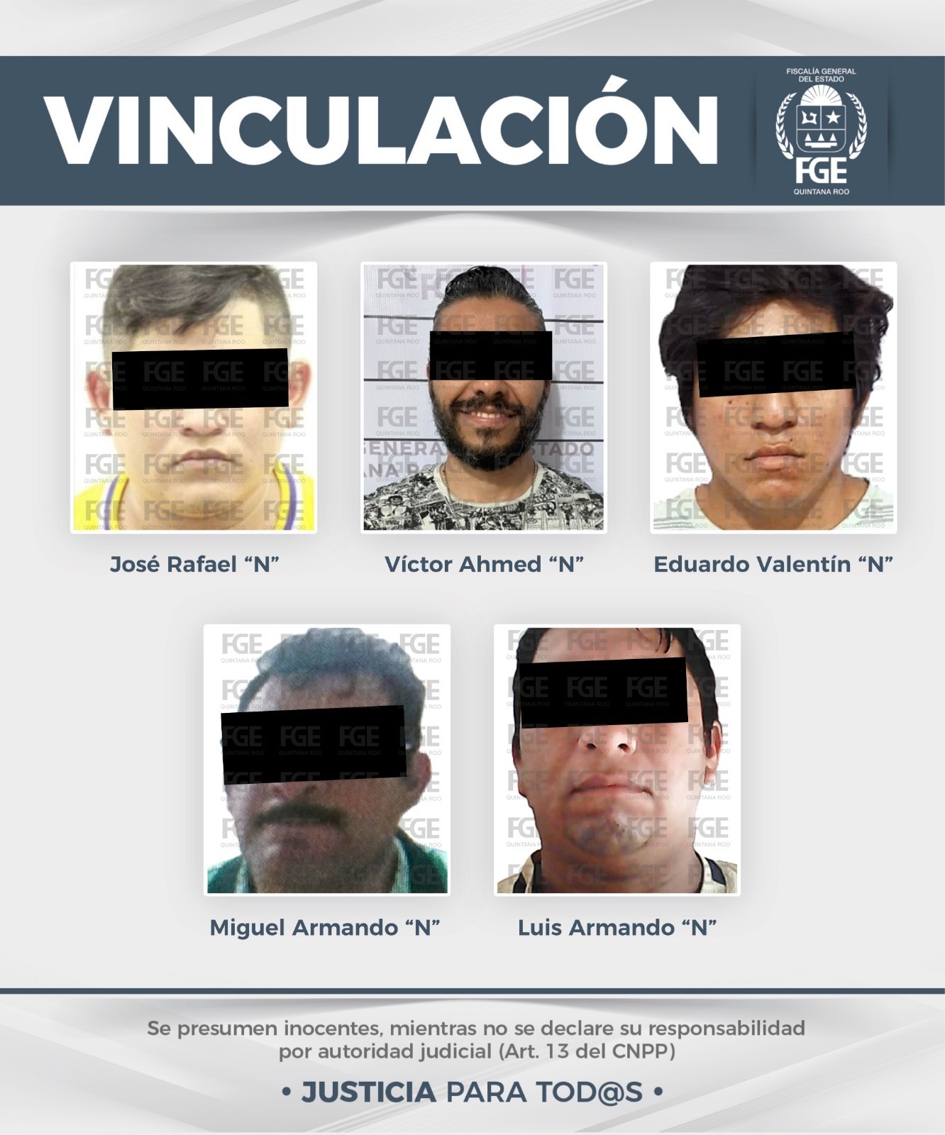 Vinculan a proceso a 13 por violencia familiar en Quintana Roo