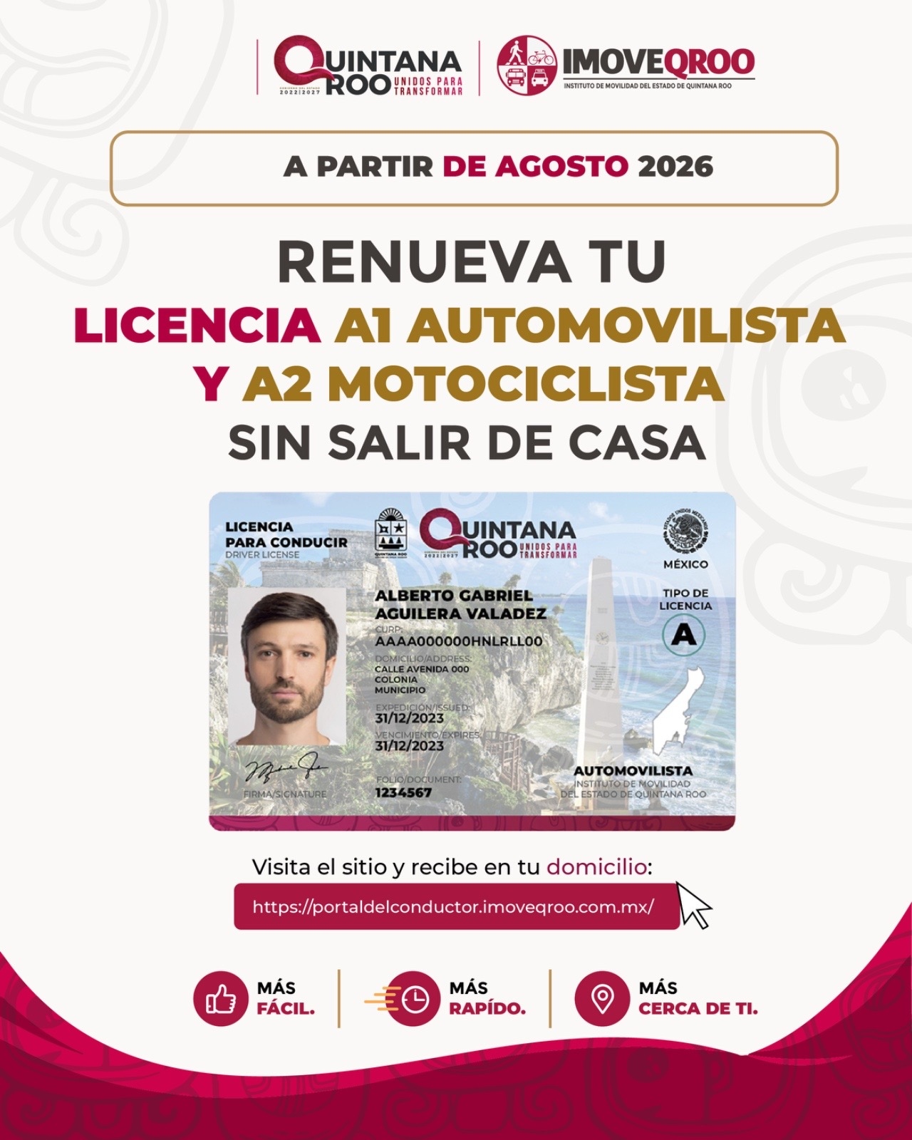 IMOVEQROO lanza renovación de licencias en línea