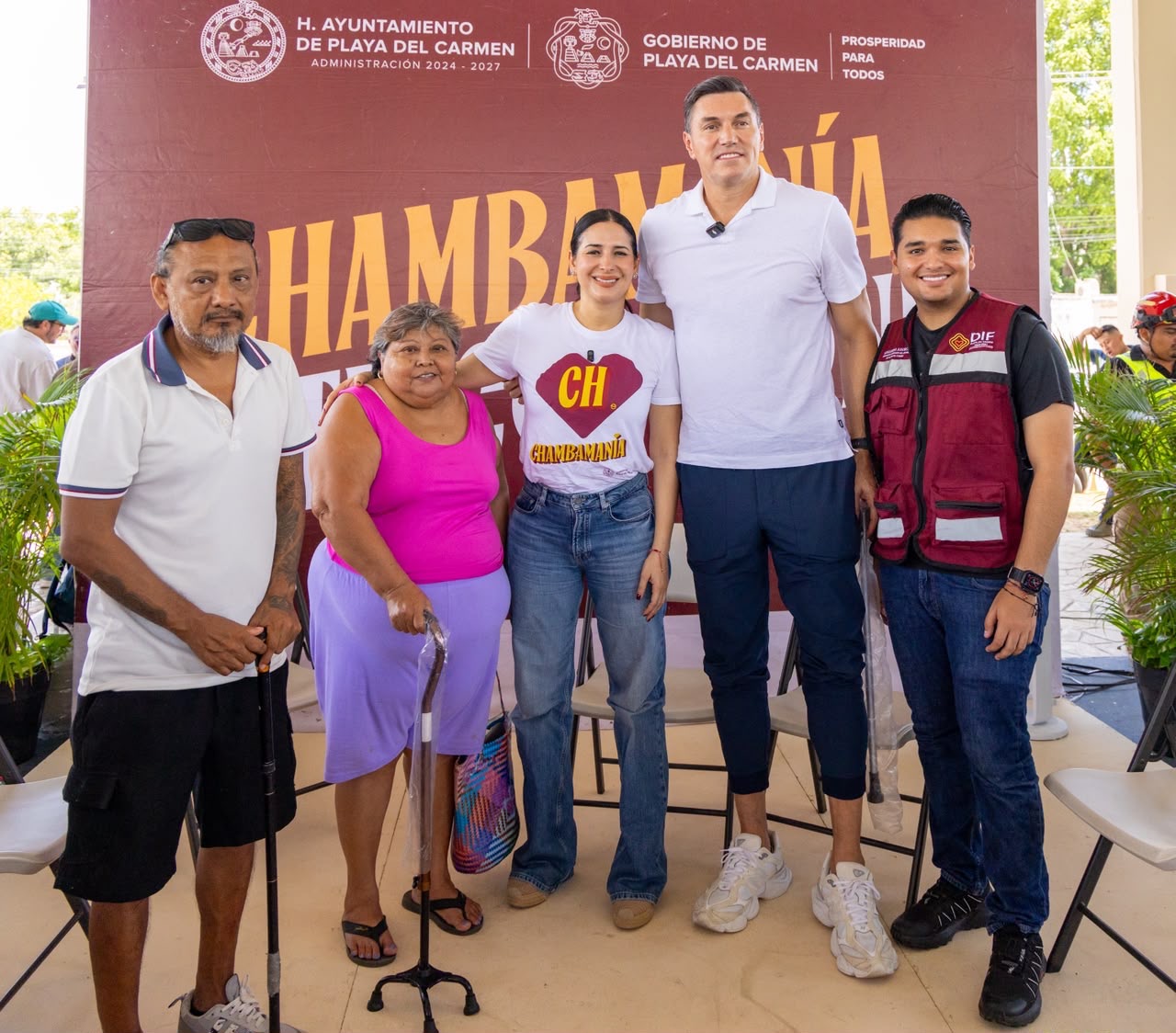 Estefanía Mercado impulsa Chambamanía en Ejido