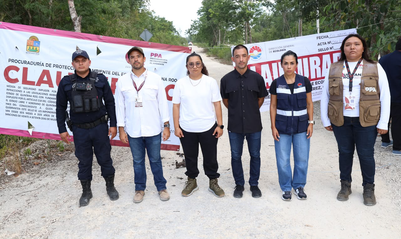 Clausuran desarrollo irregular Mayorales en Cancún