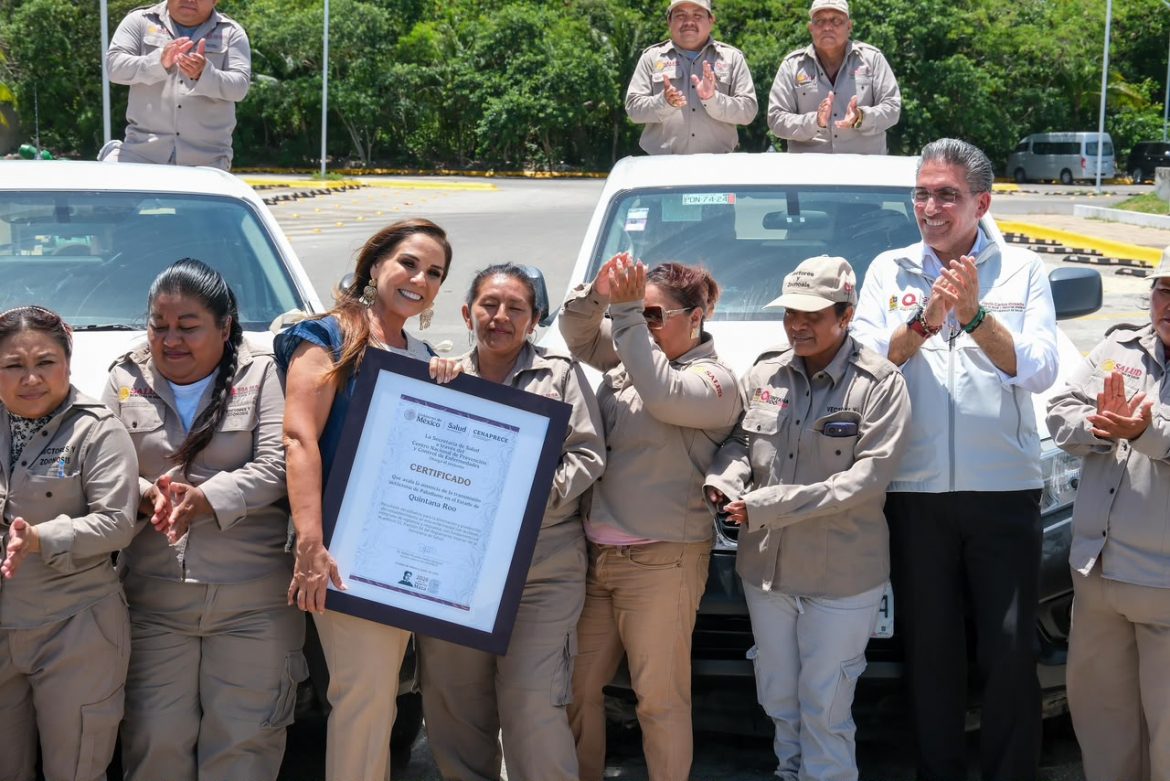 Mara Lezama reconoce labor de trabajadores de Vectores