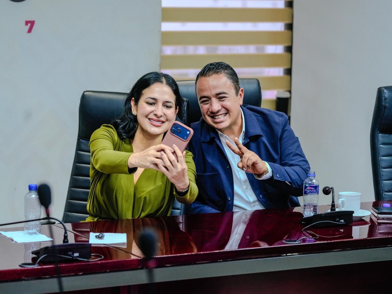 Estefanía Mercado y Janecarlo Lozano fortalecen agenda municipalista
