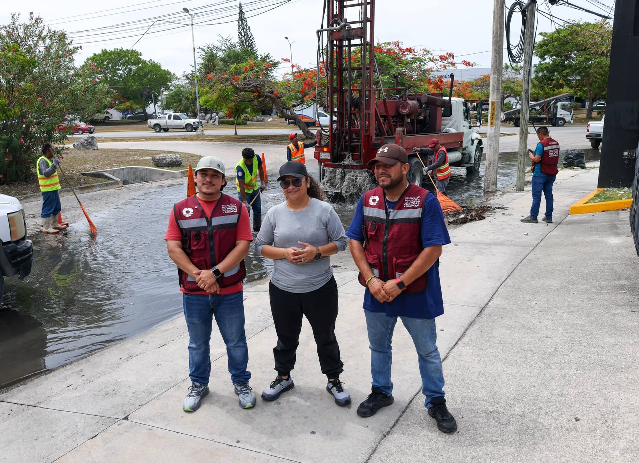 Benito Juárez refuerza mantenimiento pluvial en temporada de lluvias