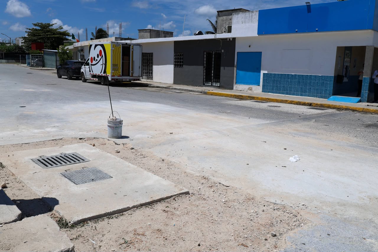 Avanza construcción de pozos de absorción en Cancún