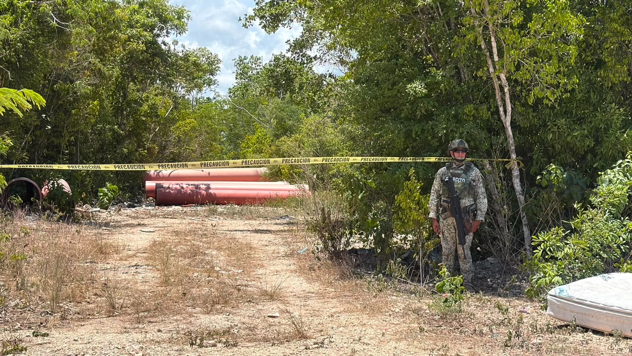 Encuentran cuerpo embolsado en Cancún tras un mes