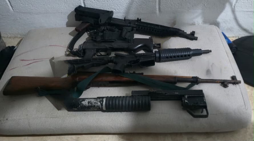 Cateos en Solferino y Chiquilá revelan armas y marihuana