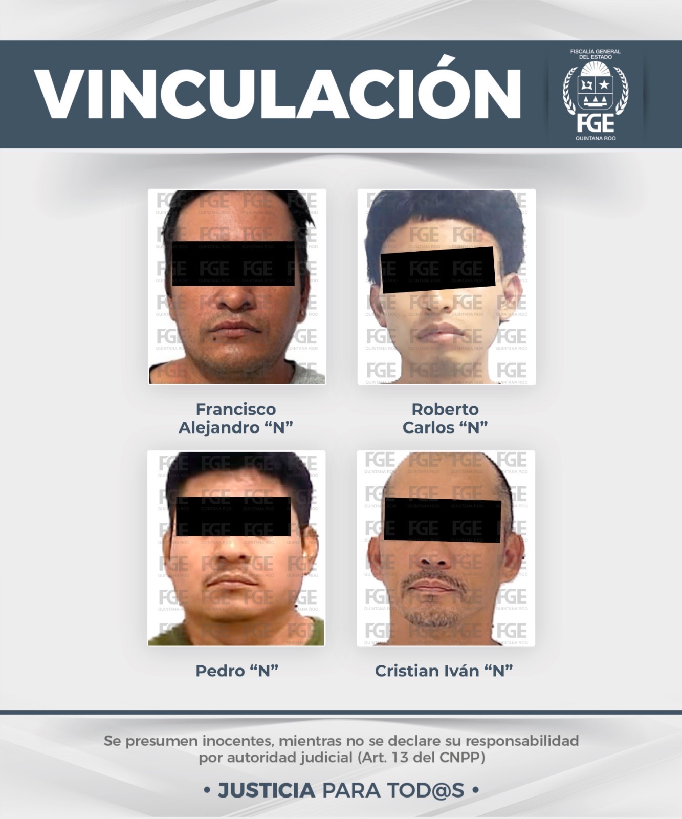 Vinculan a proceso a 13 por violencia familiar en Quintana Roo
