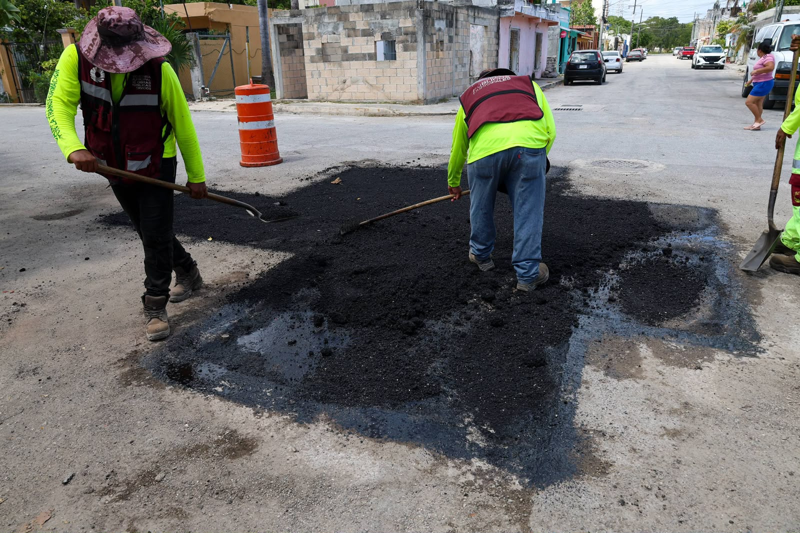Ayuntamiento de Benito Juárez mejora vialidades y parques en Cancún
