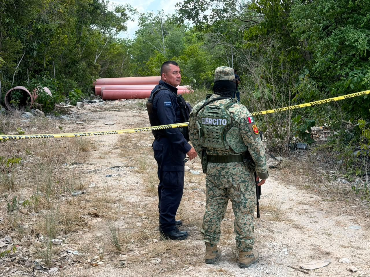 Encuentran cuerpo embolsado en Cancún tras un mes