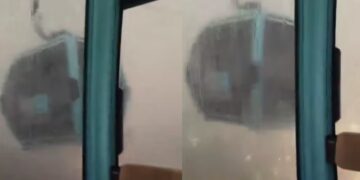 VIDEO; Cablebús CDMX se sacude durante fuerte tormenta