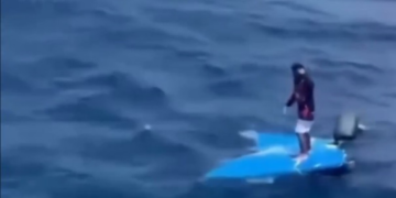 VIDEO; Náufrago rescatado en el Caribe sobrevivió cinco días a la deriva