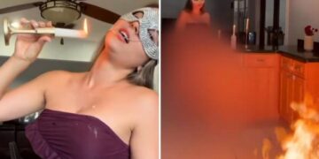 VIDEO; Madre vierte cera caliente sobre sus hijas e inicia incendio