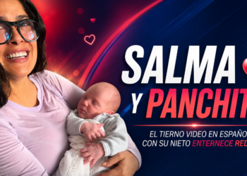 VIDEO: Salma Hayek enternece con su nieto “Panchito”