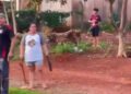 VIDEO; Mujer es atacada con un machete durante una pelea
