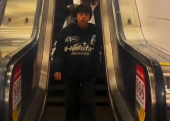 VIDEO; Joven intenta farmear aura en el Metro y recibe cachetada