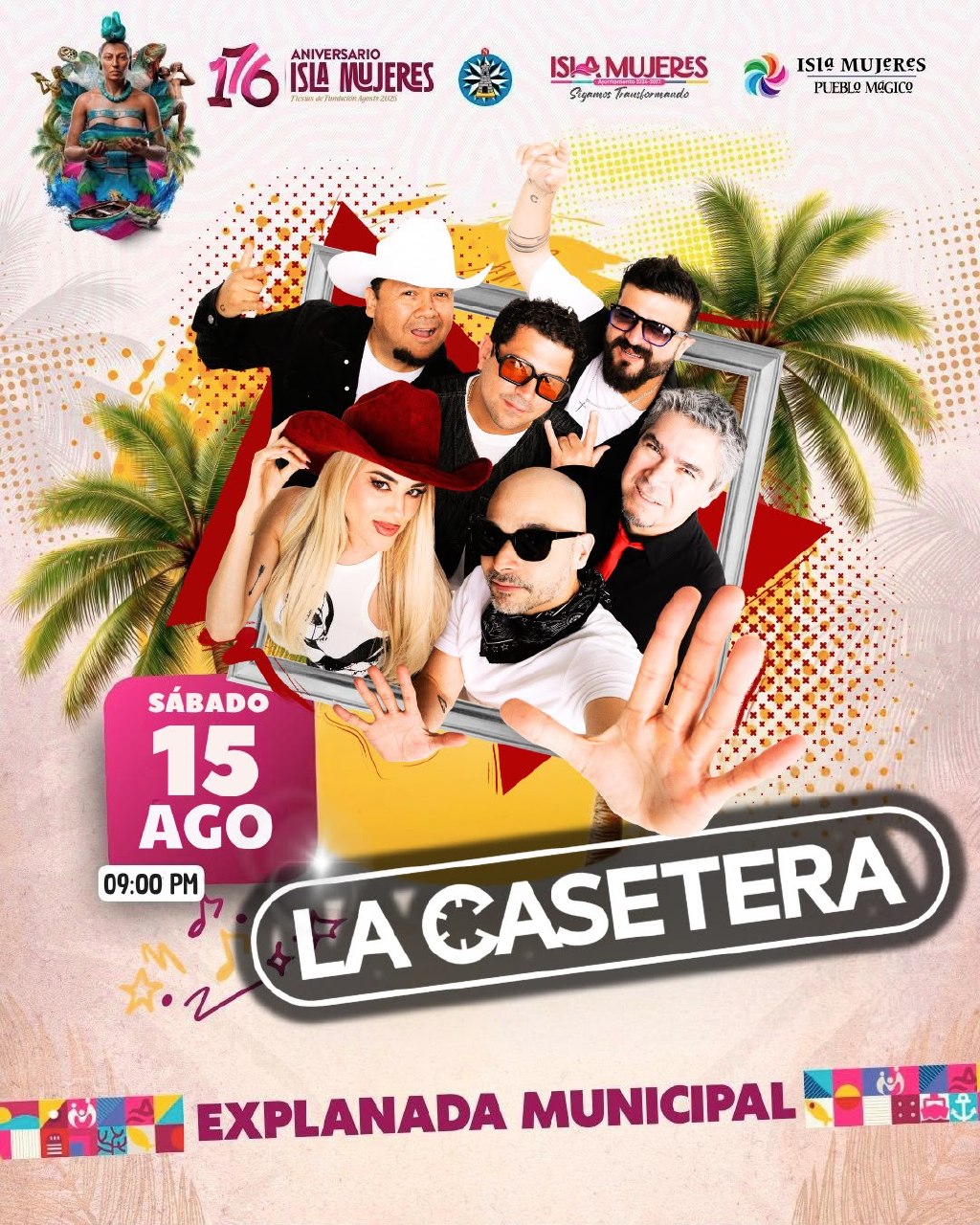 Isla Mujeres celebra 176 años con actividades culturales