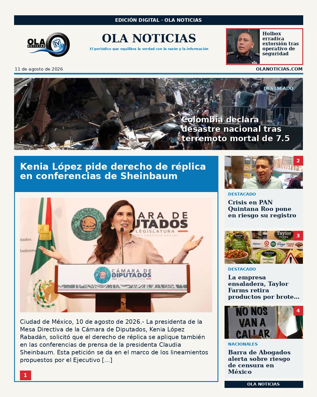 Primera Plana - 2026-08-11