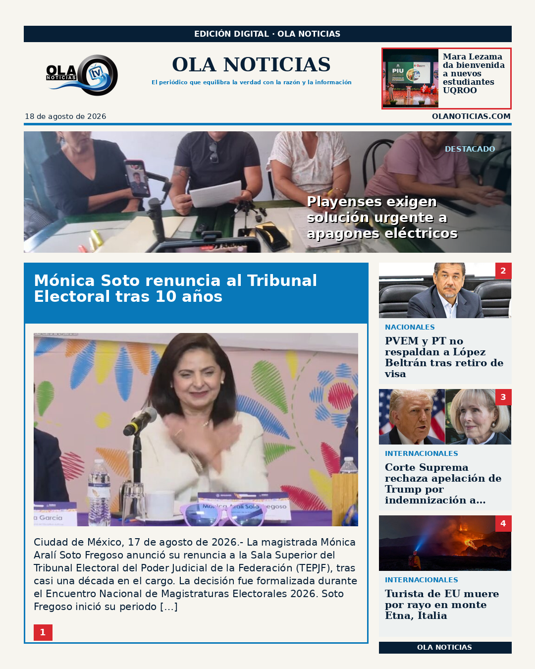 Primera Plana - 2026-08-18