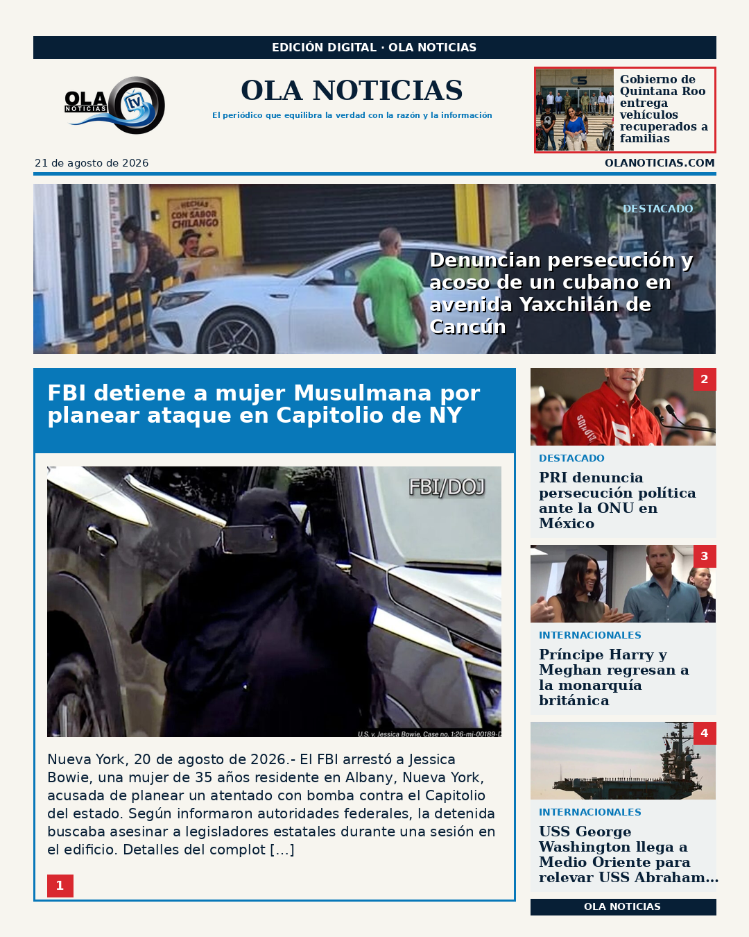 Primera Plana - 2026-08-21