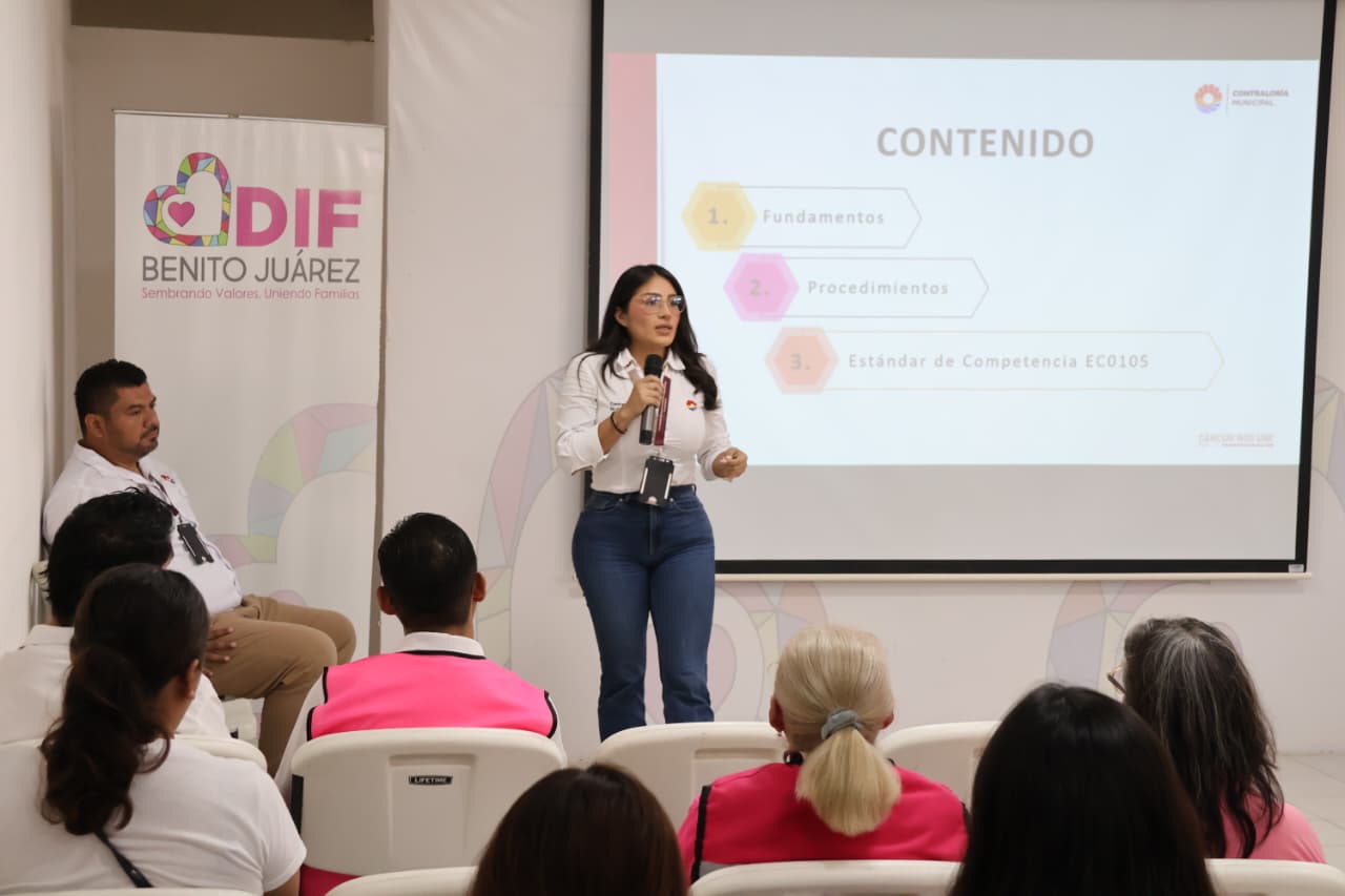 DIF Benito Juárez capacita a colaboradores en atención ciudadana