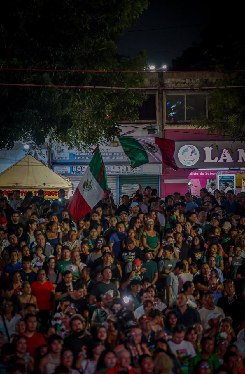 Cancún celebra el Grito de Independencia con concierto masivo
